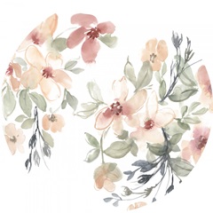 Peachy Pink Blooms Collection C