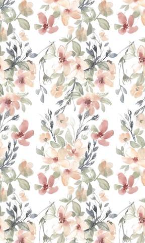 Peachy Pink Blooms Collection E