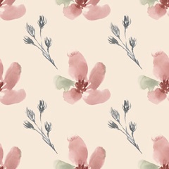 Peachy Pink Blooms Collection G