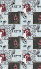 White Rooster Collection E