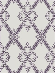 Ornamental Pattern in Plum II