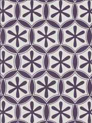 Ornamental Pattern in Plum III