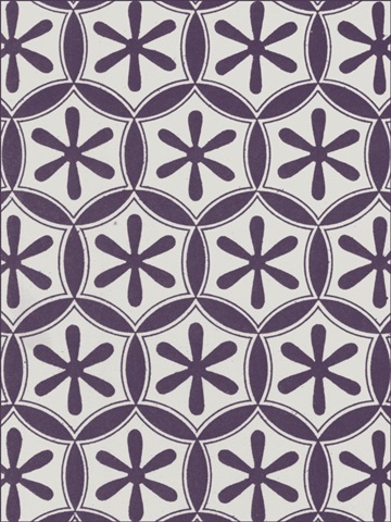 Ornamental Pattern in Plum III