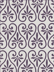 Ornamental Pattern in Plum IX