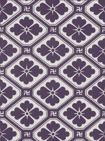 Ornamental Pattern in Plum V