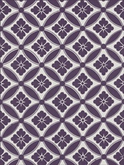 Ornamental Pattern in Plum VII