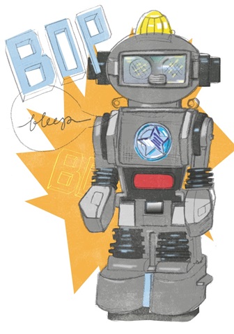 Toy Tin Robots Collection B