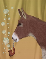 Donkey Bubble Pipe, Portrait