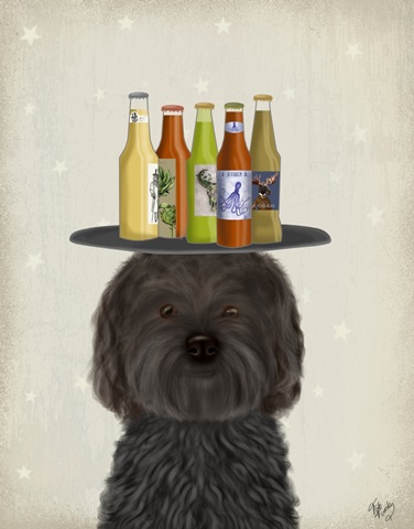 Labradoodle Black Beer Lover