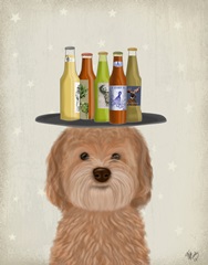 Labradoodle Gold Beer Lover