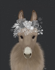 Donkey White Flowers