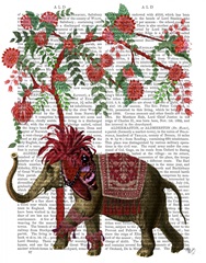Niraj Elephant, Red Tree