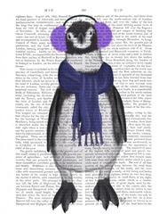 Penguin Ear Muffs Book Print