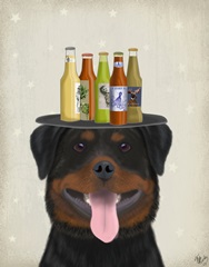 Rottweiler Beer Lover