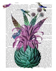 Tropical Artichoke Book Print