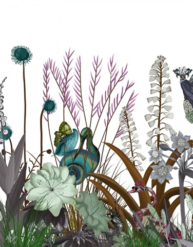 Wildflower Bloom, Snail Bird