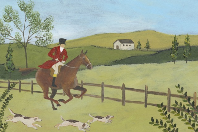 Folk Art Fox Hunt III