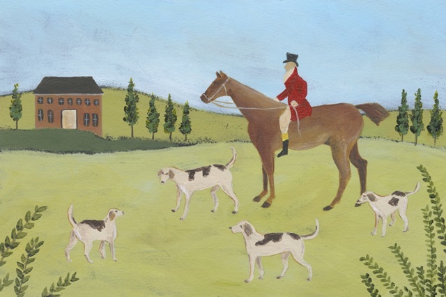 Folk Art Fox Hunt IV