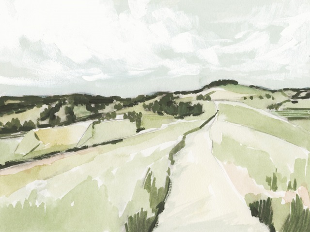 Rolling Pastures Sketch II