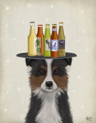 Border Collie Tricolour Beer Lover