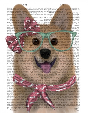 Corgi with Glasses and Scarf
