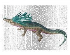Crocodile with Headdress