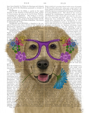 Golden Retriever and Flower Glasses
