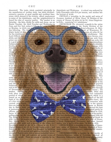 Golden Retriever, Glasses and Bow Tie