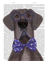 Great Dane with Glasses and Bow Tie