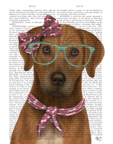 Rhodesian Ridgeback with Glasses and Scarf