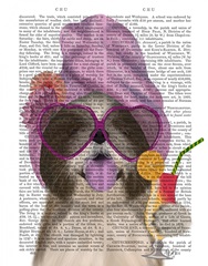 Shih Tzu with Cocktail