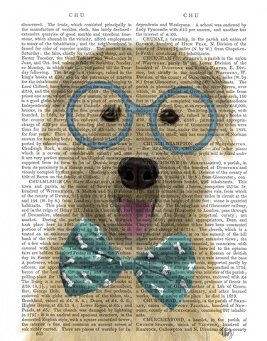 Wheaten Terrier with Glasses and Bow Tie