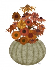 Halloween Pumpkin Flowers