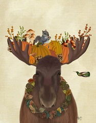Moose and Pumpkins