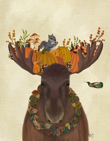 Moose and Pumpkins
