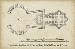 Plan for St. Peter's Basilica
