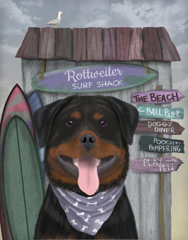 Rottweiller Surf Shack