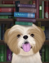 Shih Tsu and Books