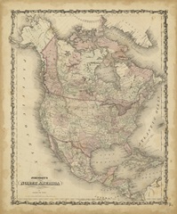 Johnson's Map of North America