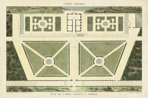 Plan du Casino Colonna, A Marino