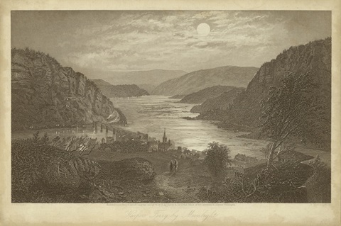 Harper's Ferry by Moonlight