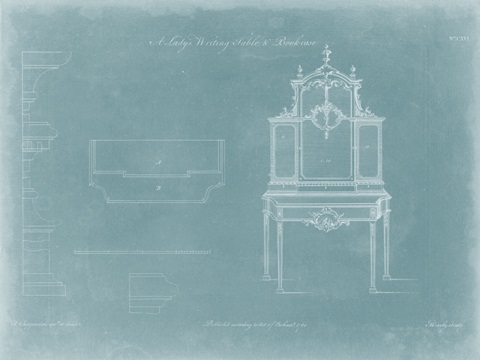Lady's Writing Table & Bookcase