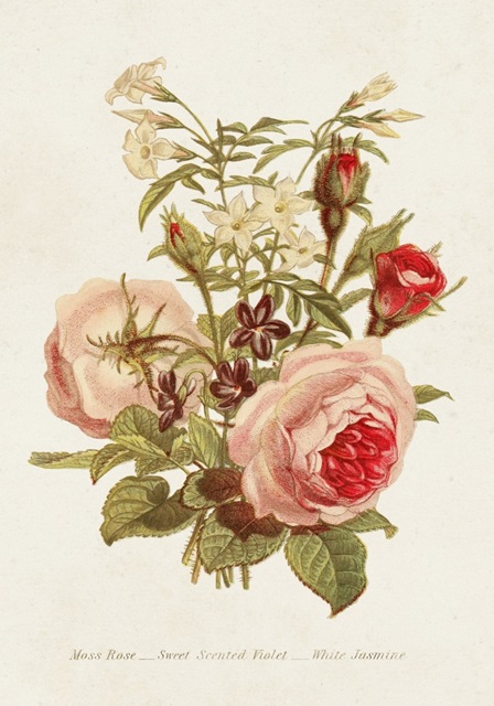 Antique Floral Bouquet III