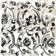 Parchment Brocade IV