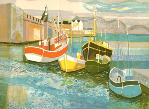 Boats in Harbor II