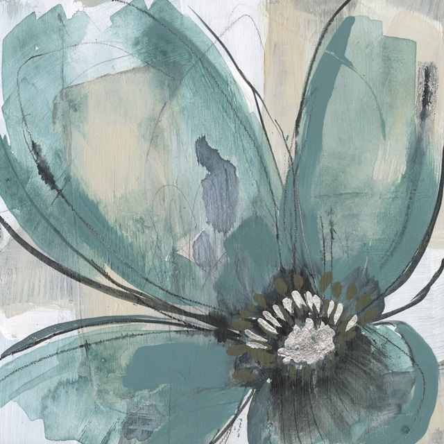 Teal Petals II