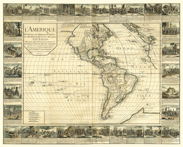 L'Amerique, Lyon, France 1752