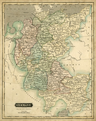 Thomson's Map of Germany