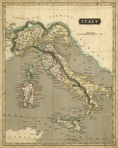 Thomson's Map of Italy