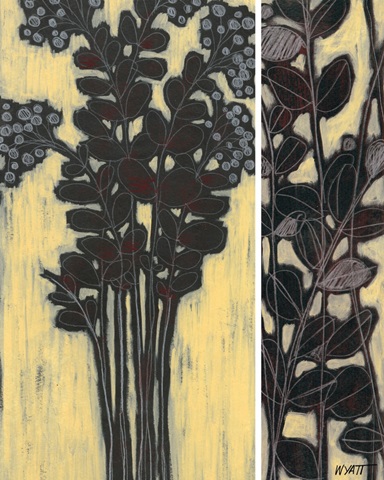 Woodcut Grasses II